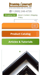 Mobile Screenshot of framing4yourself.com